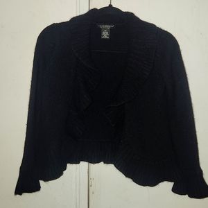Sarah Spencer Vintage black ruffle type sweater
